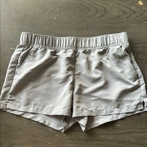 Magellan Outdoors Gray Athletic Shorts with Elastic Waistband